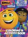 Coloring & activity book. Emoji