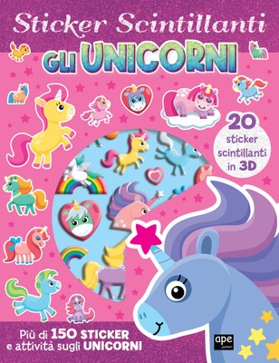 Gli sticker scintillanti. Unicorni