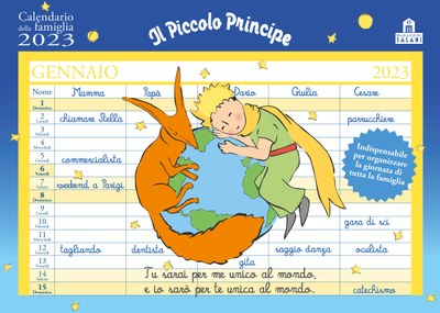 Il Piccolo Principe. Calendario della famiglia 2023 — Salani