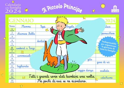 Grupo Erik: Calendario da Tavolo 2024 Il Piccolo Principe - Calendario  Scrivania 2024, 12 mesi + Planner annuale 2025, 18x20 cm FSC®, calendario  ufficio 2024, piccolo principe gadget : : Cancelleria e prodotti  per ufficio