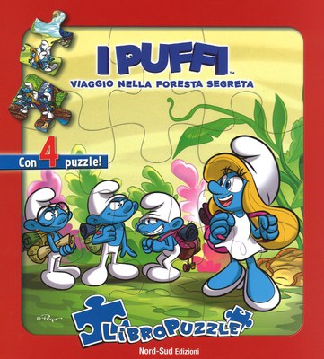 Il villaggio perduto. I puffi. Libro puzzle. Ediz. a colori