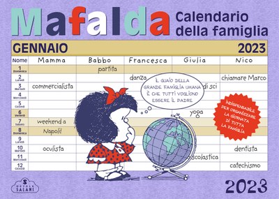 Mafalda. Calendario della famiglia 2023