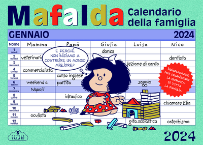 Mafalda. Calendario della famiglia 2024